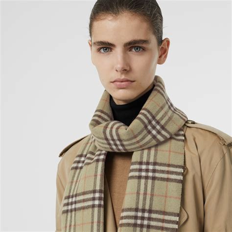 vintage burberry scarf silk|burberry check cashmere scarf.